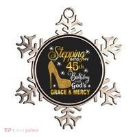 Stepping into my 45th birthday with God's grace & Mercy Ornament thumb 0