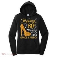 Stepping Into My 80th Birthday With God's Grace And Mercy Women's Hoodie thumb 0