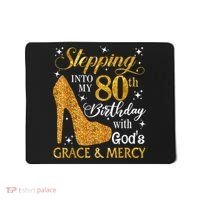 Stepping Into My 80th Birthday With God's Grace And Mercy Mousepad thumb 0