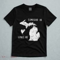 Someone In Michigan Loves Me Great Lakes State Yooper T-Shirt thumb 5