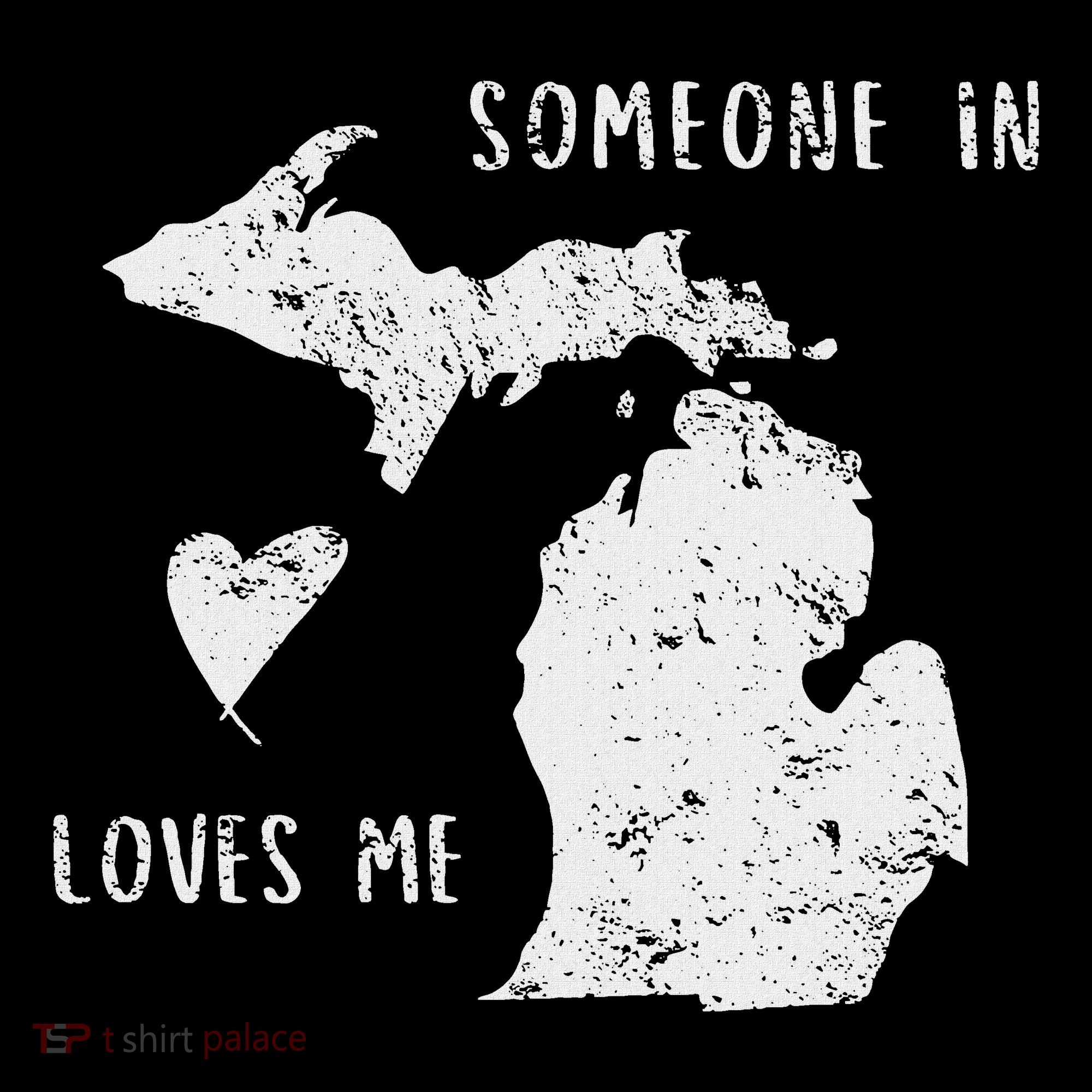 Someone In Michigan Loves Me Great Lakes State Yooper Mousepad