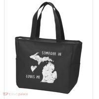 Someone In Michigan Loves Me Great Lakes State Yooper Tote Bag thumb 3