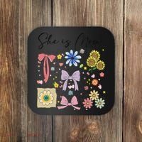 She Is Mom Christian Mothers Day Jesus Mama Religious Women Coaster thumb 0