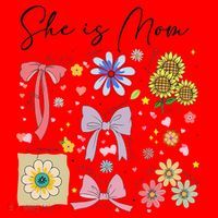 She Is Mom Christian Mothers Day Jesus Mama Religious Women Santa Hat thumb 1
