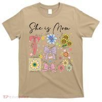 She Is Mom Christian Mothers Day Jesus Mama Religious Women T-Shirt thumb 0