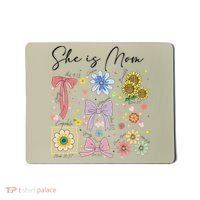 She Is Mom Christian Mothers Day Jesus Mama Religious Women Mousepad thumb 0