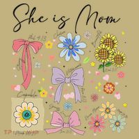 She Is Mom Christian Mothers Day Jesus Mama Religious Women Mousepad thumb 1