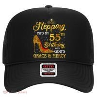 Stepping Into My 55th Birthday Present Gift Girl Wo 55 Year Old Hat thumb 0