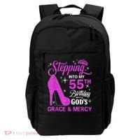 Stepping Into My 55th Birthday With God's Grace And Mercy Backpack thumb 0