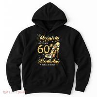 Stepping Into My 60 Birthday Like A Boss 60th BDay Party Hoodie thumb 0