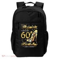 Stepping Into My 60 Birthday Like A Boss 60th BDay Party Backpack thumb 0