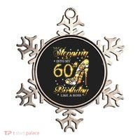 Stepping Into My 60 Birthday Like A Boss 60th BDay Party Ornament thumb 0