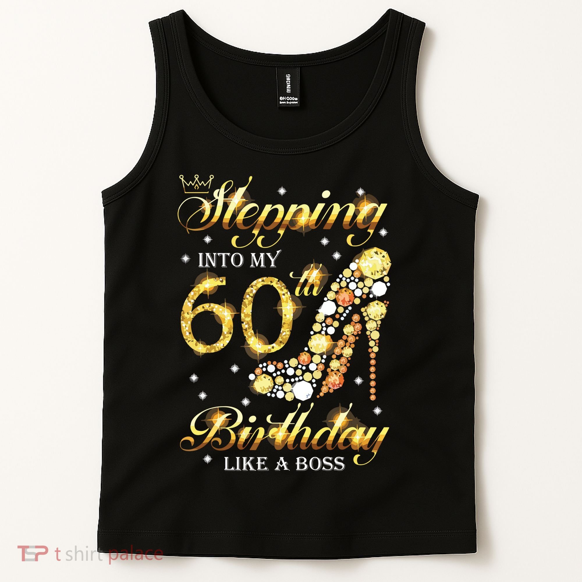 Stepping Into My 60 Birthday Like A Boss 60th BDay Party Tank Top