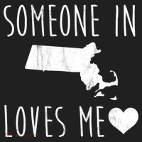 Someone In Massachusetts Loves Me! Cute State Gift Beanie thumb 2