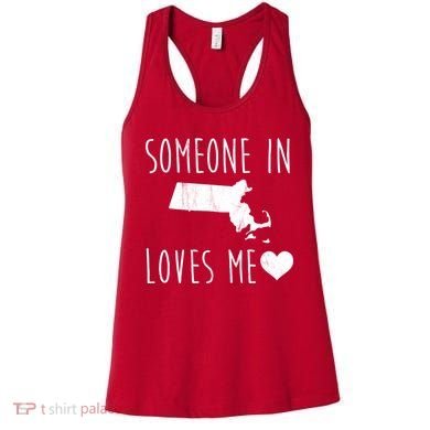 Someone In Massachusetts Loves Me! Cute State Gift Women's Tank Top
