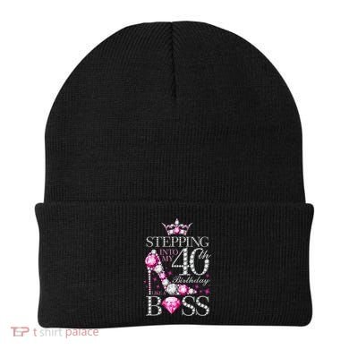 Stepping Into My 40th Birthday Like A boss Beanie