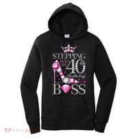 Stepping Into My 40th Birthday Like A boss Women's Hoodie thumb 0
