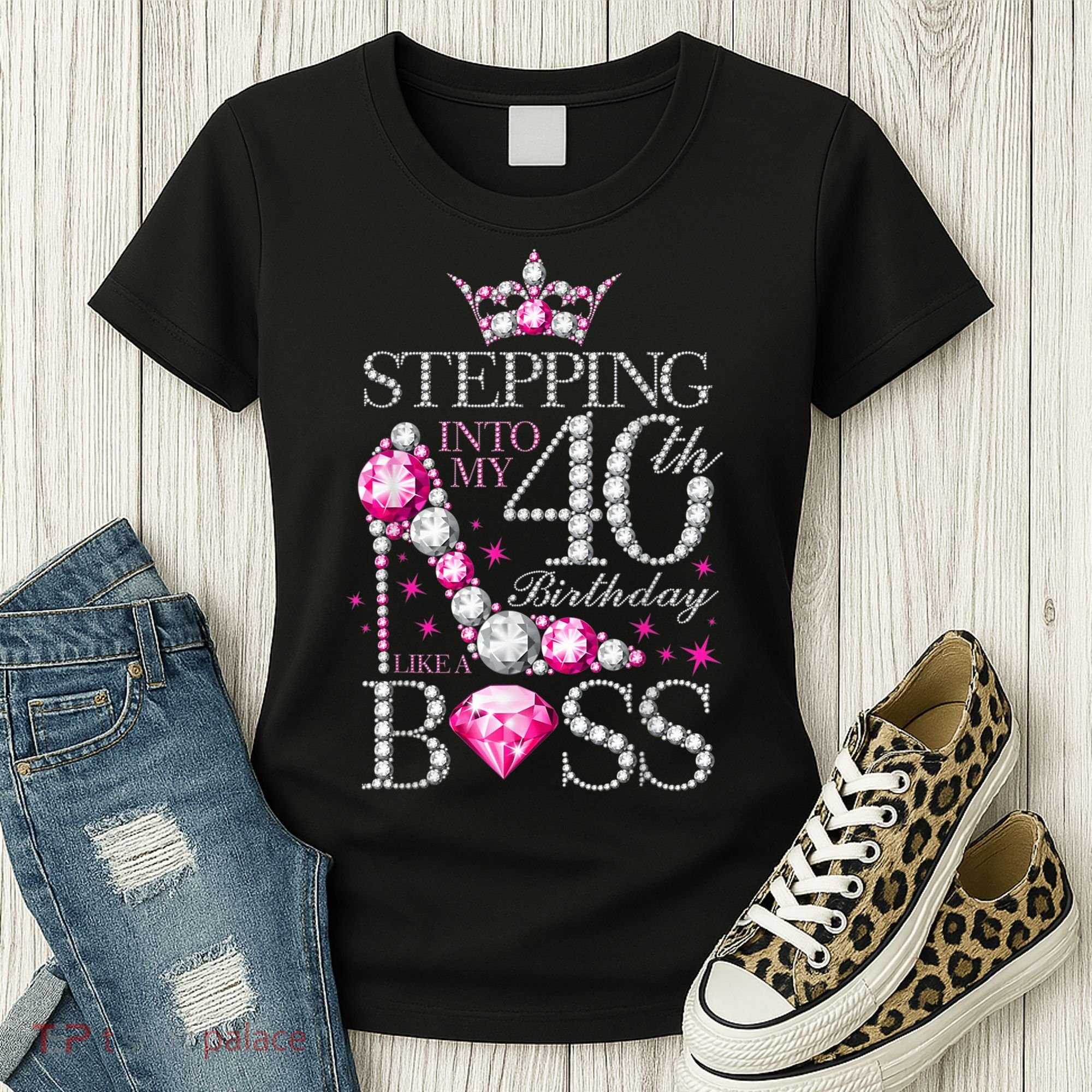 Stepping Into My 40th Birthday Like A boss Women's T-Shirt