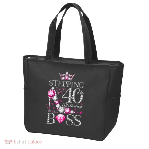 Stepping Into My 40th Birthday Like A boss Tote Bag