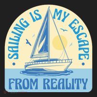 Sailing Is My Escape From Reality Tumbler thumb 3