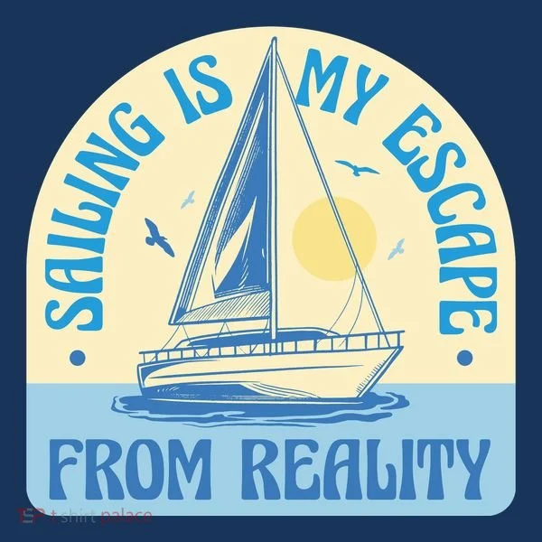 Sailing Is My Escape From Reality Bucket Hat