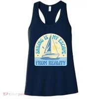 Sailing Is My Escape From Reality Women's Tank Top thumb 0