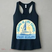 Sailing Is My Escape From Reality Women's Tank Top thumb 3