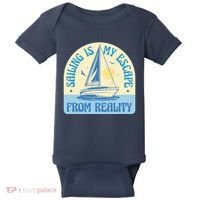 Sailing Is My Escape From Reality Baby Bodysuit thumb 0