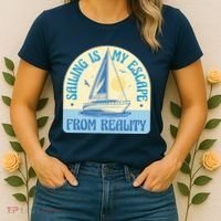 Sailing Is My Escape From Reality Women's T-Shirt thumb 2