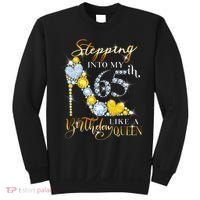 Stepping Into My 65th Birthday Like A queen Birthday boss Sweatshirt thumb 0