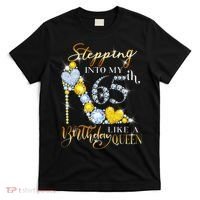 Stepping Into My 65th Birthday Like A queen Birthday boss T-Shirt thumb 0