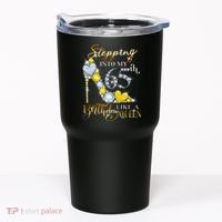Stepping Into My 65th Birthday Like A queen Birthday boss Tumbler thumb 0