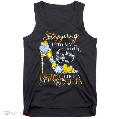 Stepping Into My 65th Birthday Like A queen Birthday boss Tank Top