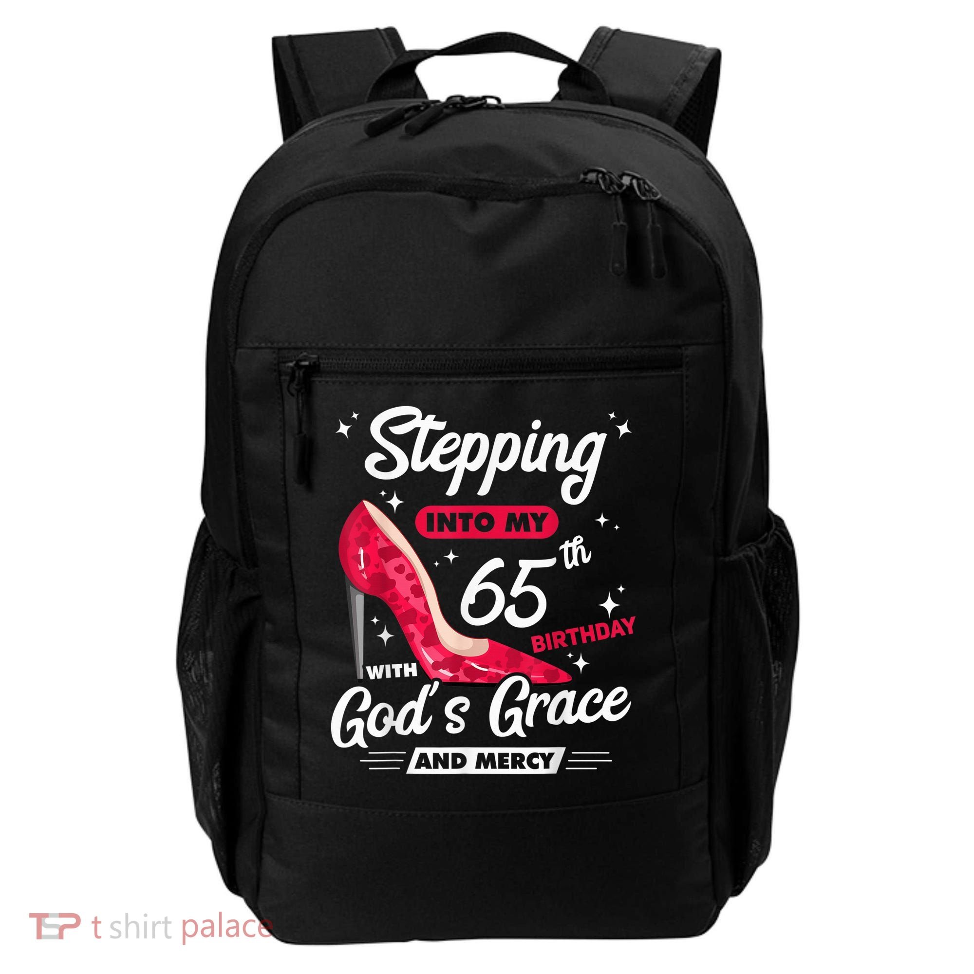Stepping Into My 65th Birthday With God's Grace And Mercy Backpack
