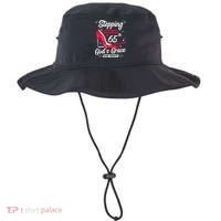 Stepping Into My 65th Birthday With God's Grace And Mercy Bucket Hat thumb 0