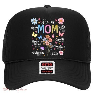 She Is Mom Bible Verses Christian Boho Floral Hat