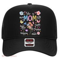 She Is Mom Bible Verses Christian Boho Floral Hat thumb 0