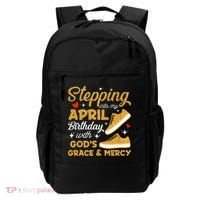 Stepping Into My April Birthday With God's Grace & Mercy  Backpack thumb 0