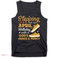 Stepping Into My April Birthday With God's Grace & Mercy  Tank Top thumb 0