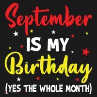 September Is My Birthday The Whole Month September Birthday Ornament thumb 1