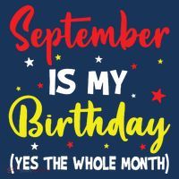 September Is My Birthday The Whole Month September Birthday Beanie thumb 2