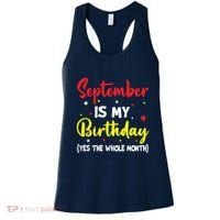 September Is My Birthday The Whole Month September Birthday Women's Tank Top thumb 0
