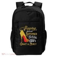 Stepping Into My September Birthday With Gods Grace Mercy Backpack thumb 0