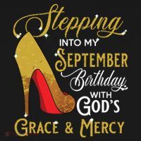 Stepping Into My September Birthday With Gods Grace Mercy Ornament thumb 1