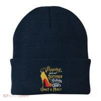 Stepping Into My September Birthday With Gods Grace Mercy Beanie thumb 0