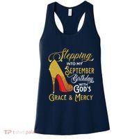 Stepping Into My September Birthday With Gods Grace Mercy Women's Tank Top thumb 0