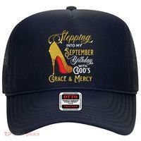 Stepping Into My September Birthday With Gods Grace Mercy Hat thumb 0
