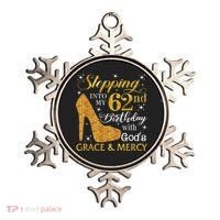 Stepping Into My 62nd Birthday With God's Grace & Mercy Ornament thumb 0