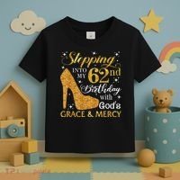 Stepping Into My 62nd Birthday With God's Grace & Mercy Toddler T-Shirt thumb 3