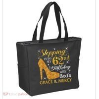 Stepping Into My 62nd Birthday With God's Grace & Mercy Tote Bag thumb 2